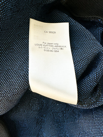 Louis Vuitton Black & Blue Monogram Zip Up Hoodie