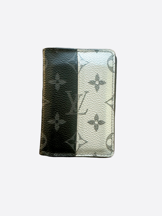 Louis Vuitton Monogram Eclipse & Silver Pocket Organizer