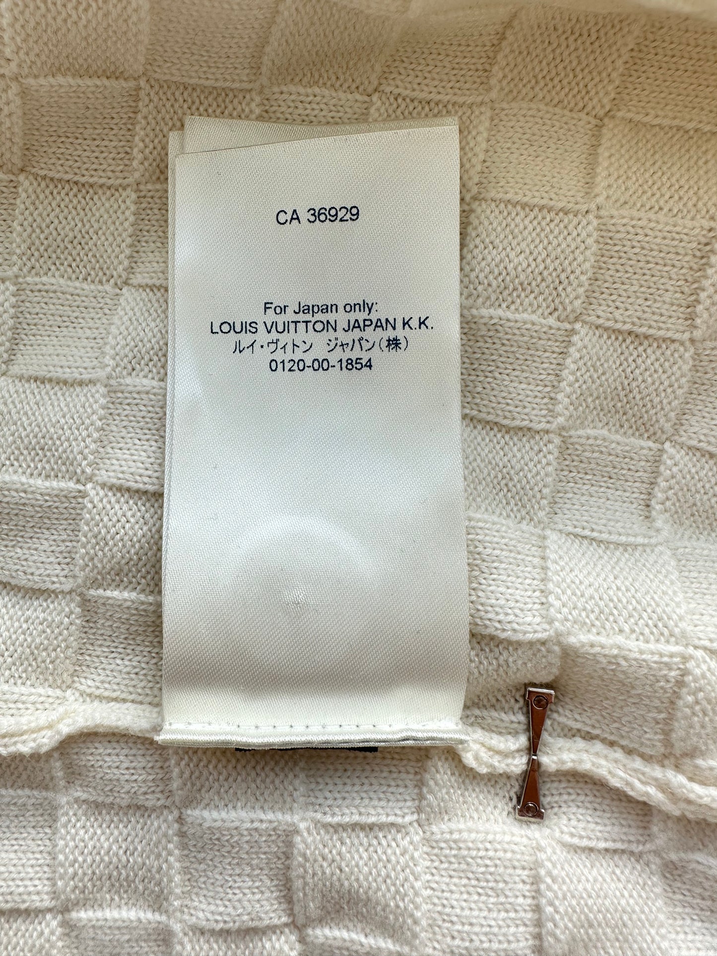 Louis Vuitton® Damier Wool Zip-through Cardigan Anise. Size Xs in 2023