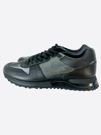 Louis Vuitton Black & Grey 2054 Monogram Iridescent Runaway Sneakers