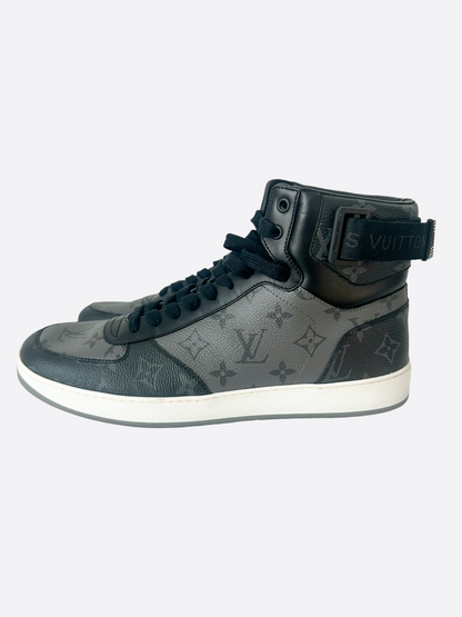 Louis Vuitton Reverse Eclipse Monogram Rivoli High Top Sneaker