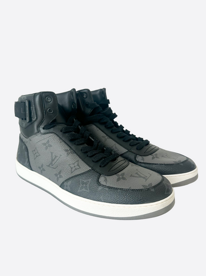 Louis Vuitton Reverse Eclipse Monogram Rivoli High Top Sneaker