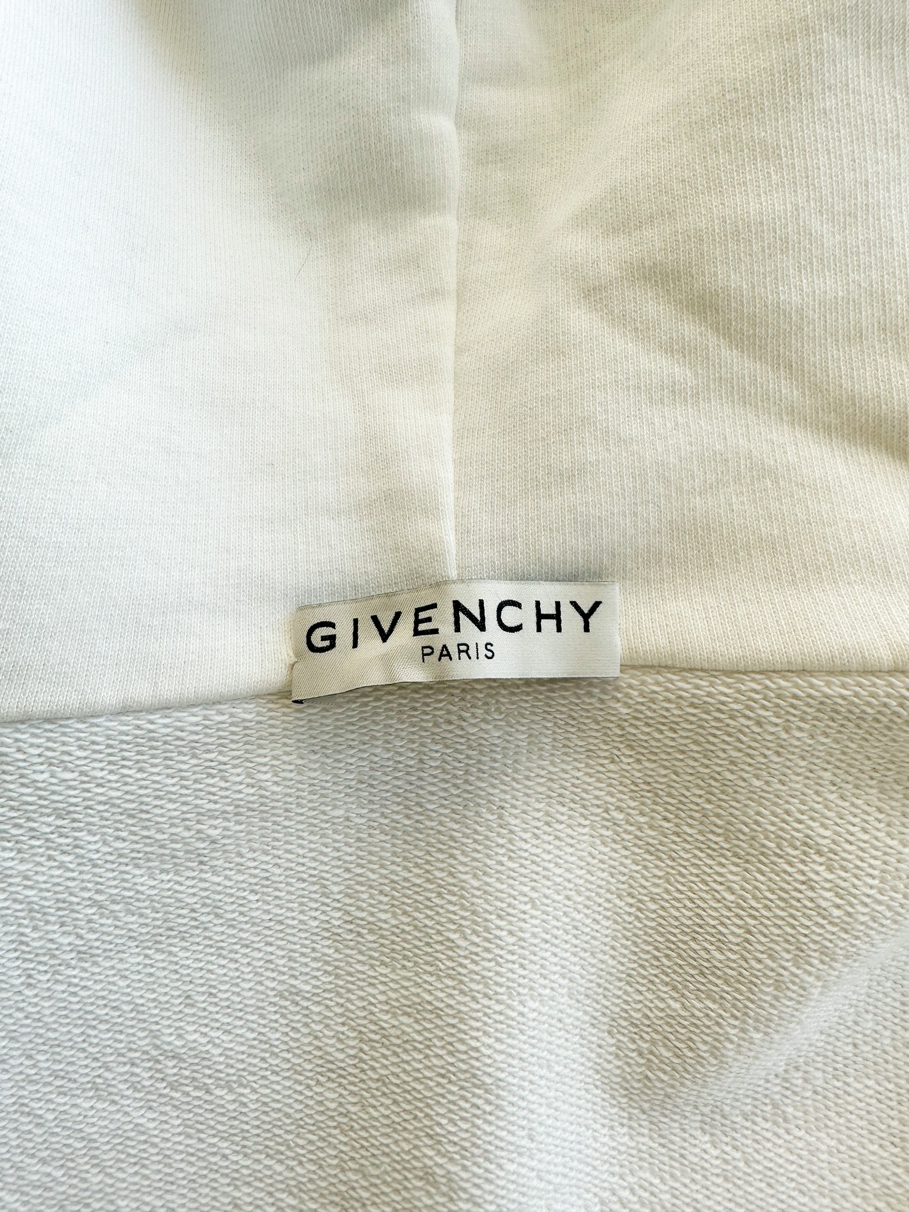 Givenchy paris white store hoodie