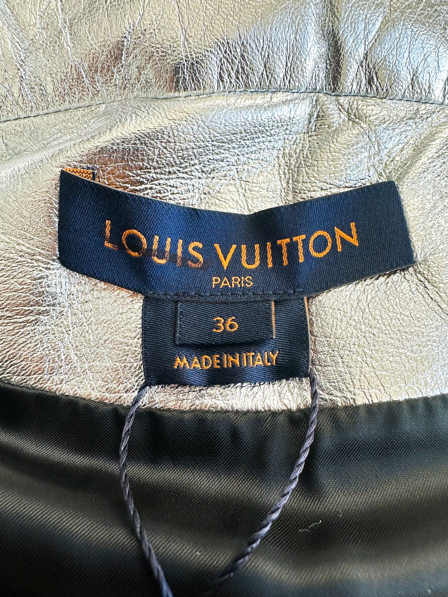 Louis Vuitton Silver Embossed Monogram Silver Vest