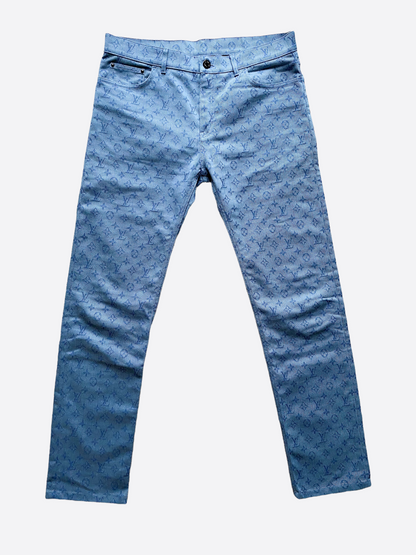 Louis Vuitton Blue Monogram Denim