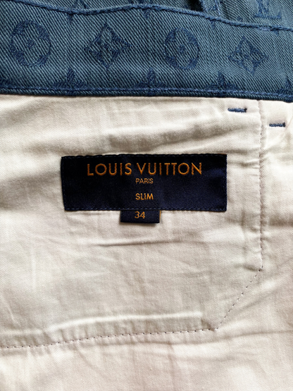 Louis Vuitton Blue Monogram Denim