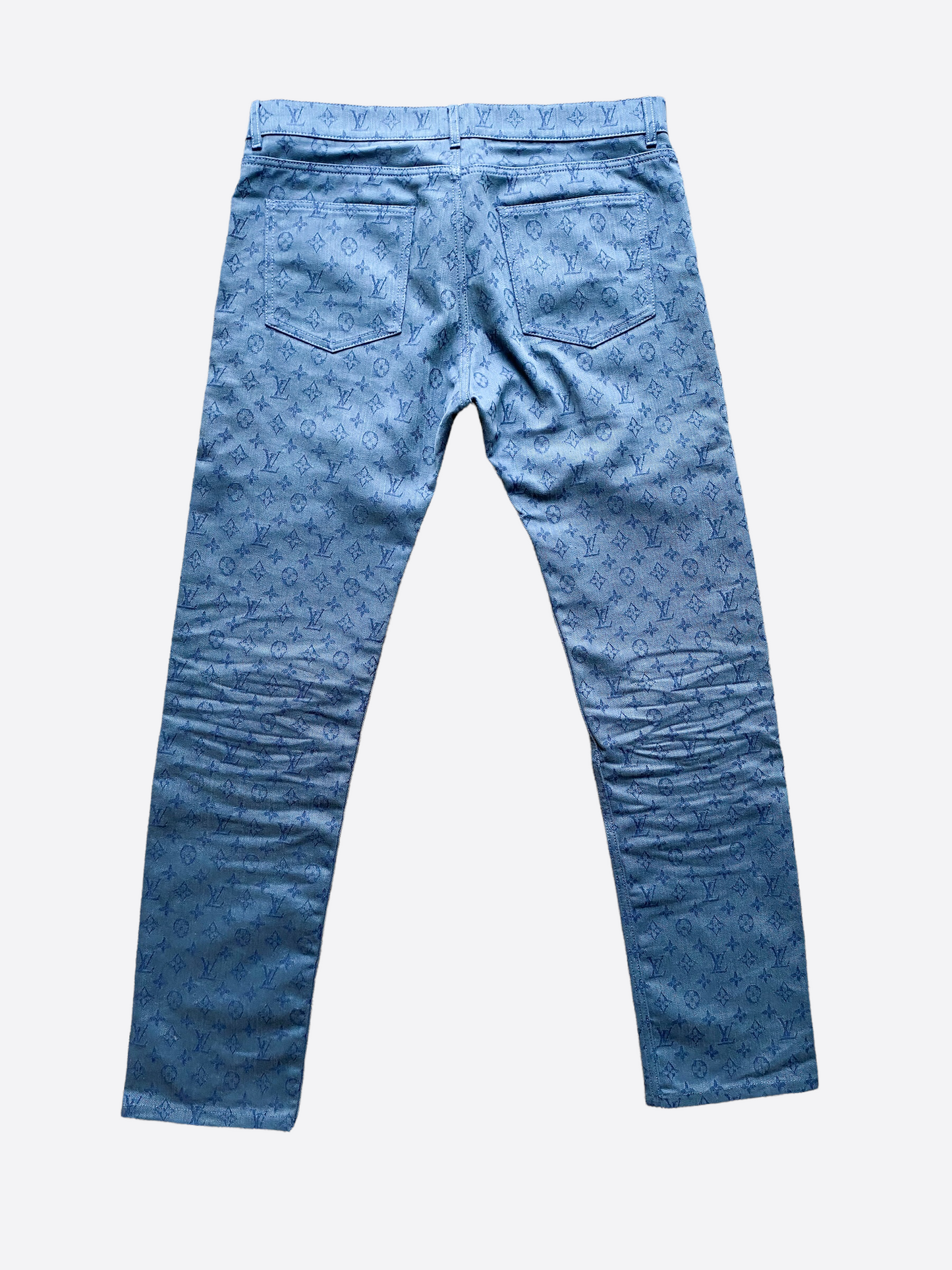 Louis Vuitton Blue Monogram Denim