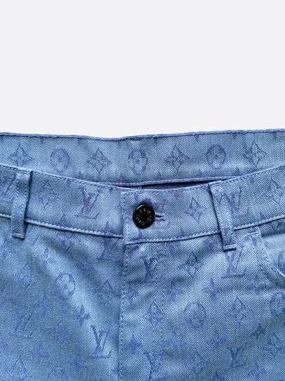 Louis Vuitton Blue Monogram Denim