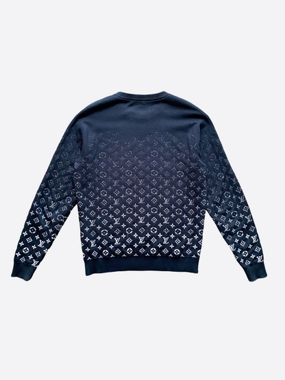 Louis Vuitton Black Monogram Gradient Sweater