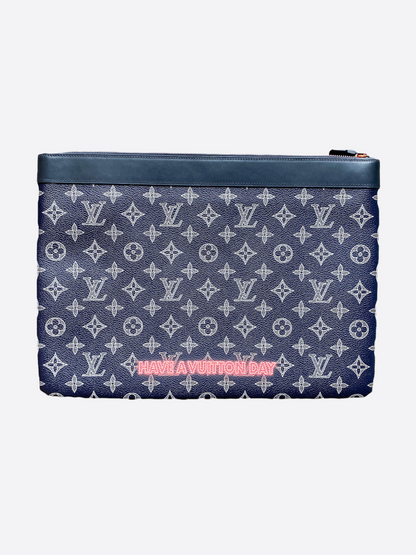 Louis Vuitton Kim Jones Upside Down Monogram Pouch