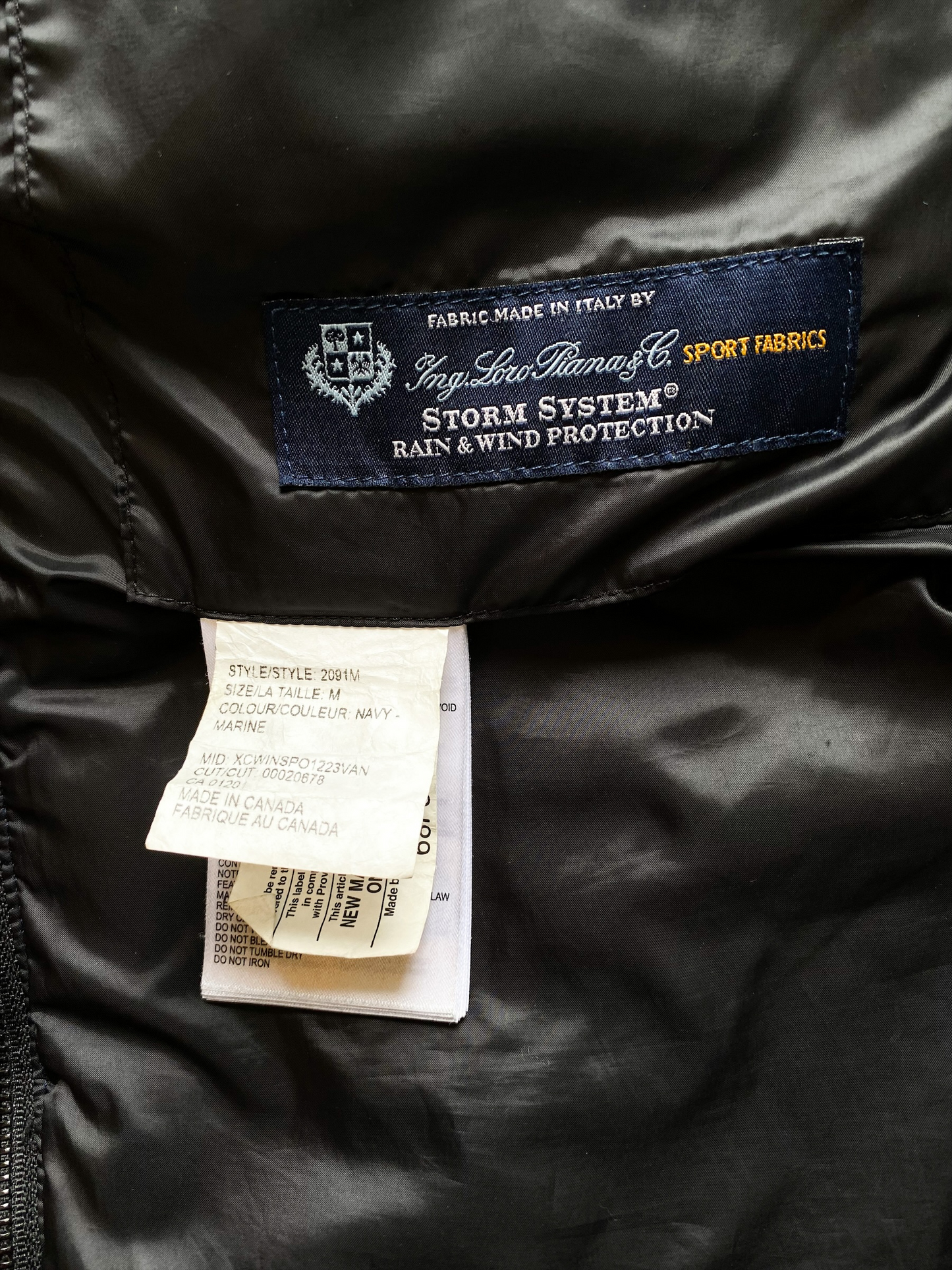 Canada Goose Loro Piana Navy Chatham Men's Jacket