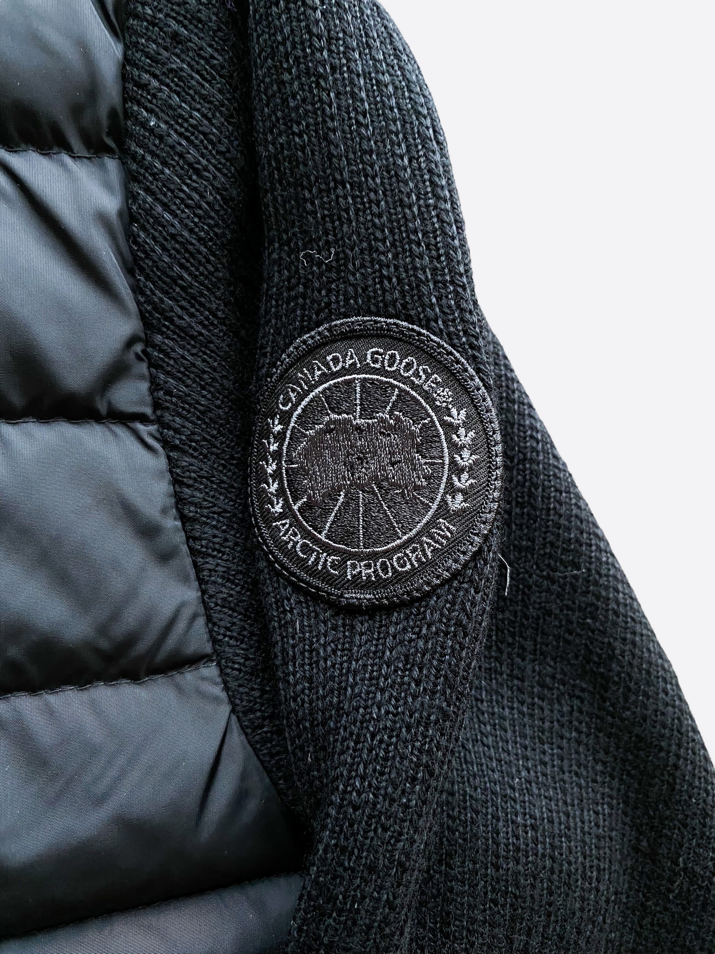 Canada Goose Black Hybridge Knit Black Label Men s Jacket Savonches