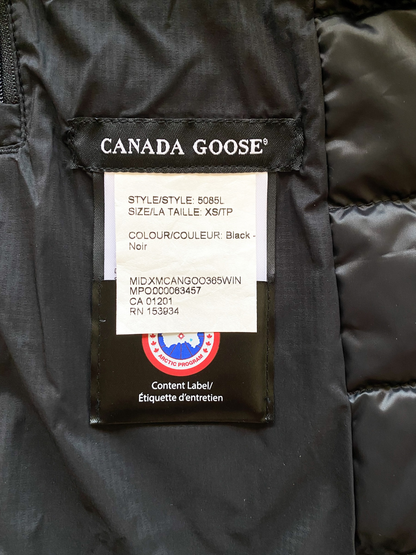 Canada Goose Black Camp Hooded Women's Jacket