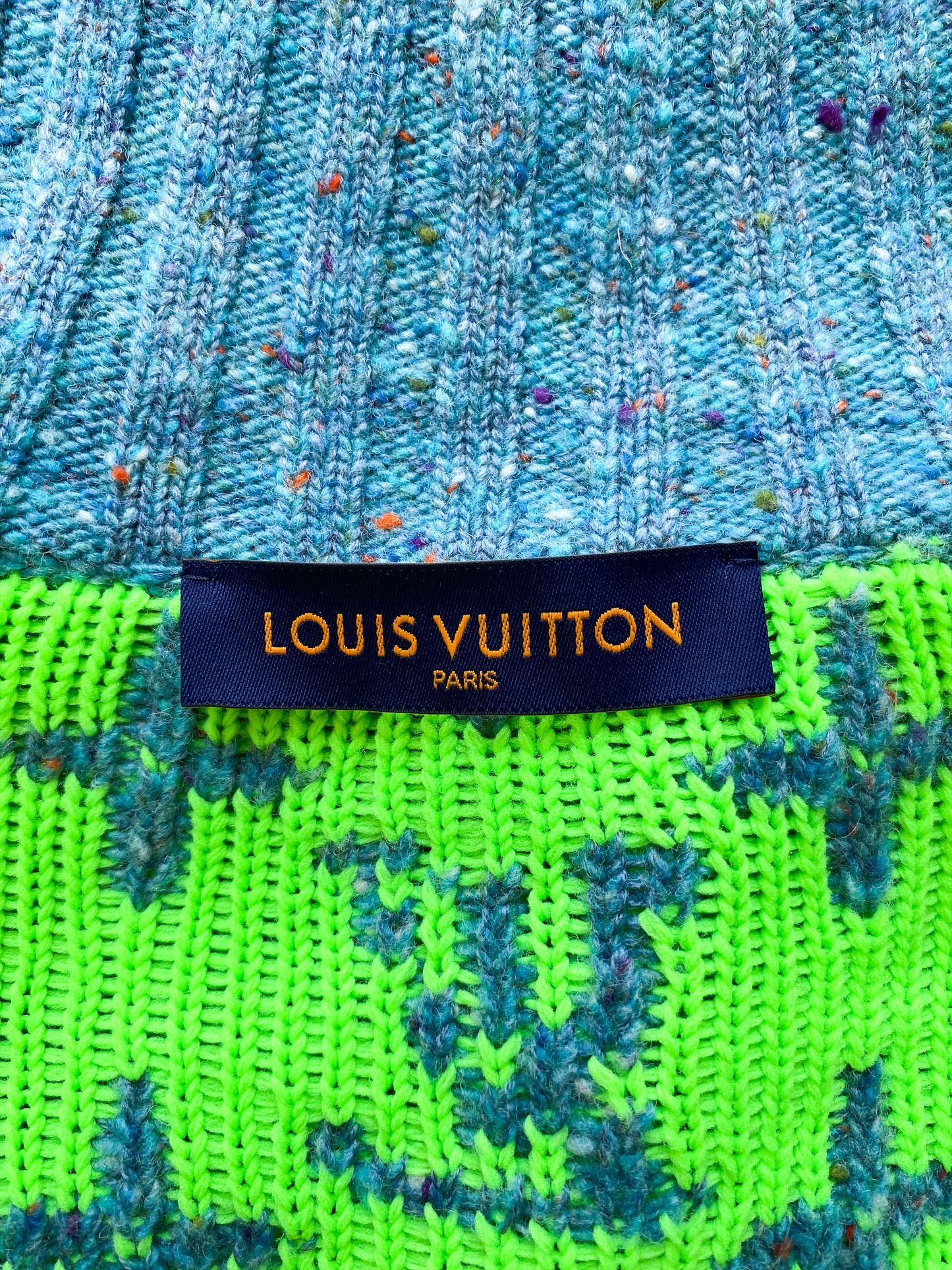 Louis Vuitton Turquoise Monogram Cardigan