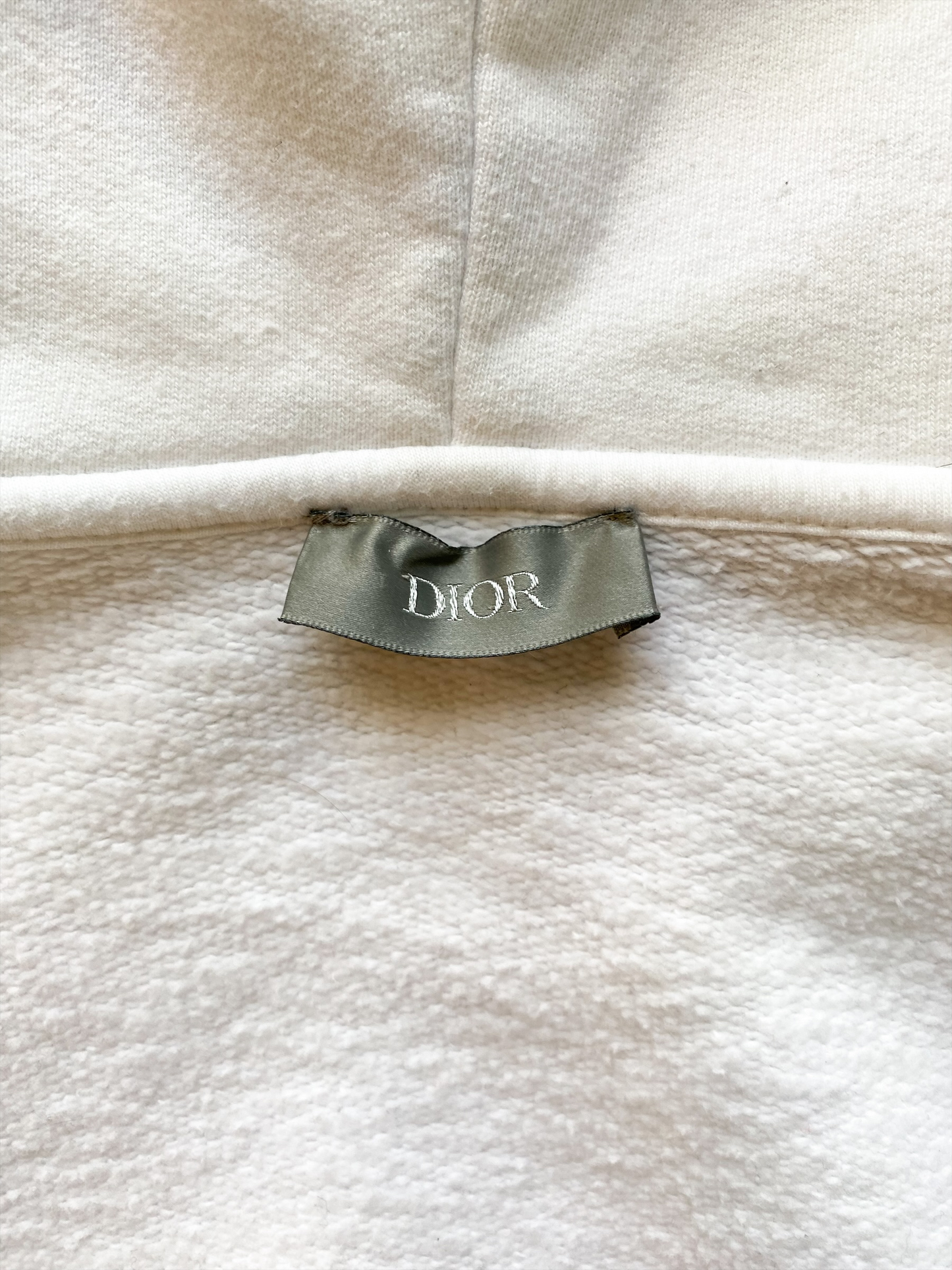 Dior Daniel Arsham White Logo Hoodie