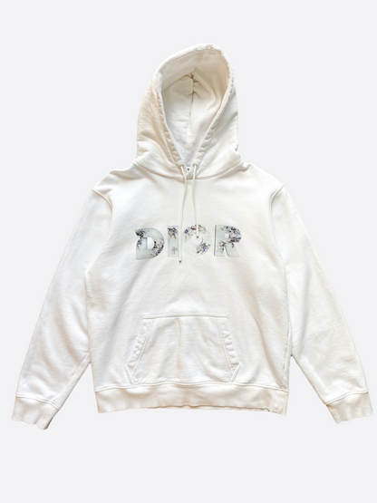 Dior Daniel Arsham White Logo Hoodie