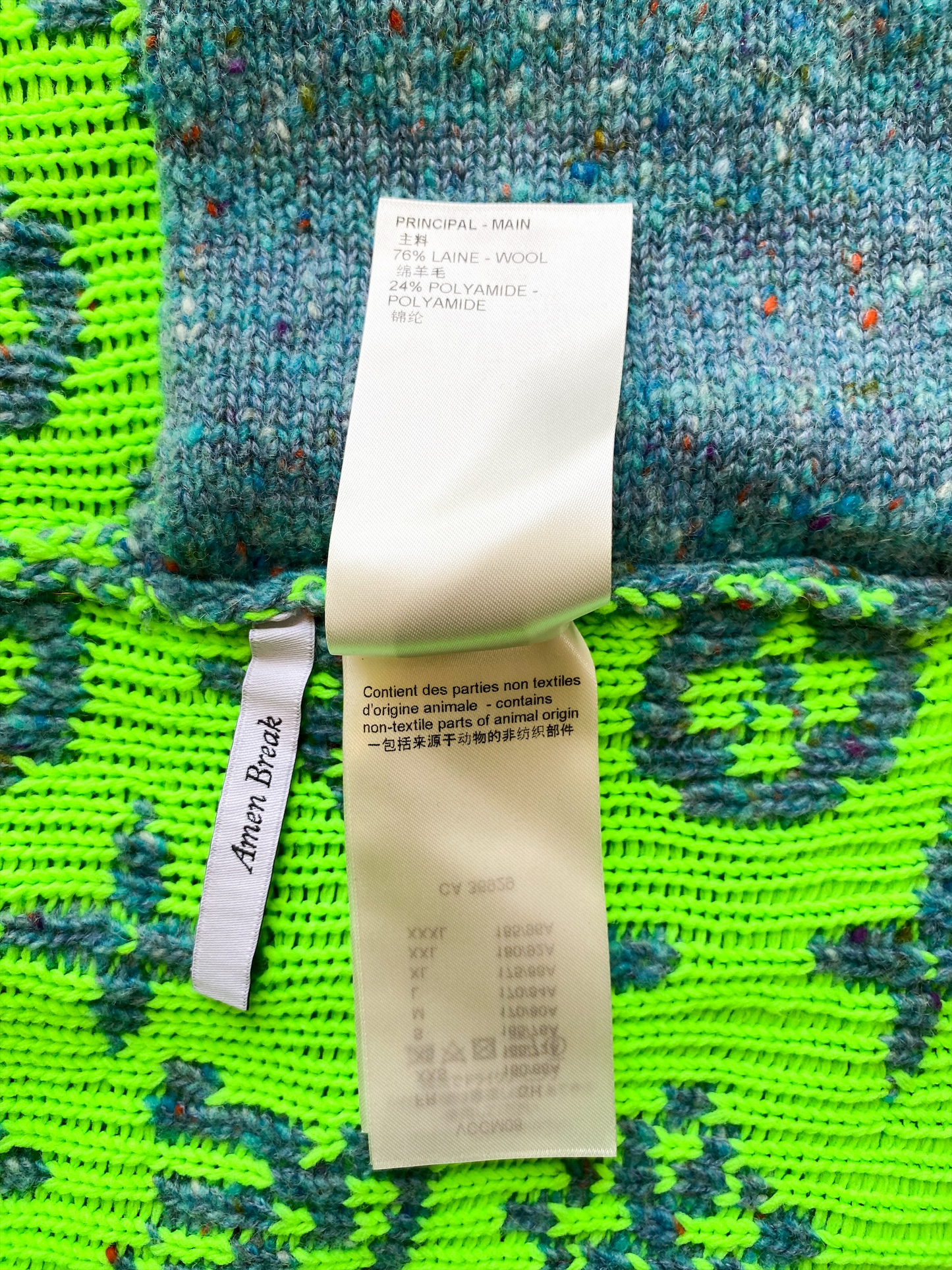 Louis Vuitton Turquoise Monogram Cardigan