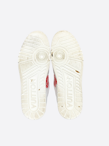 Louis Vuitton White Heart Nigo Trainers