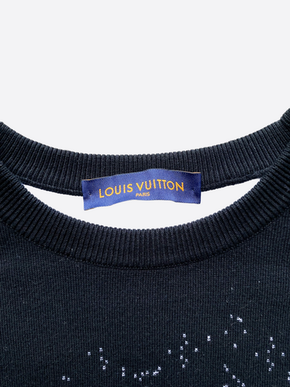 Louis Vuitton Black Monogram Gradient Sweater