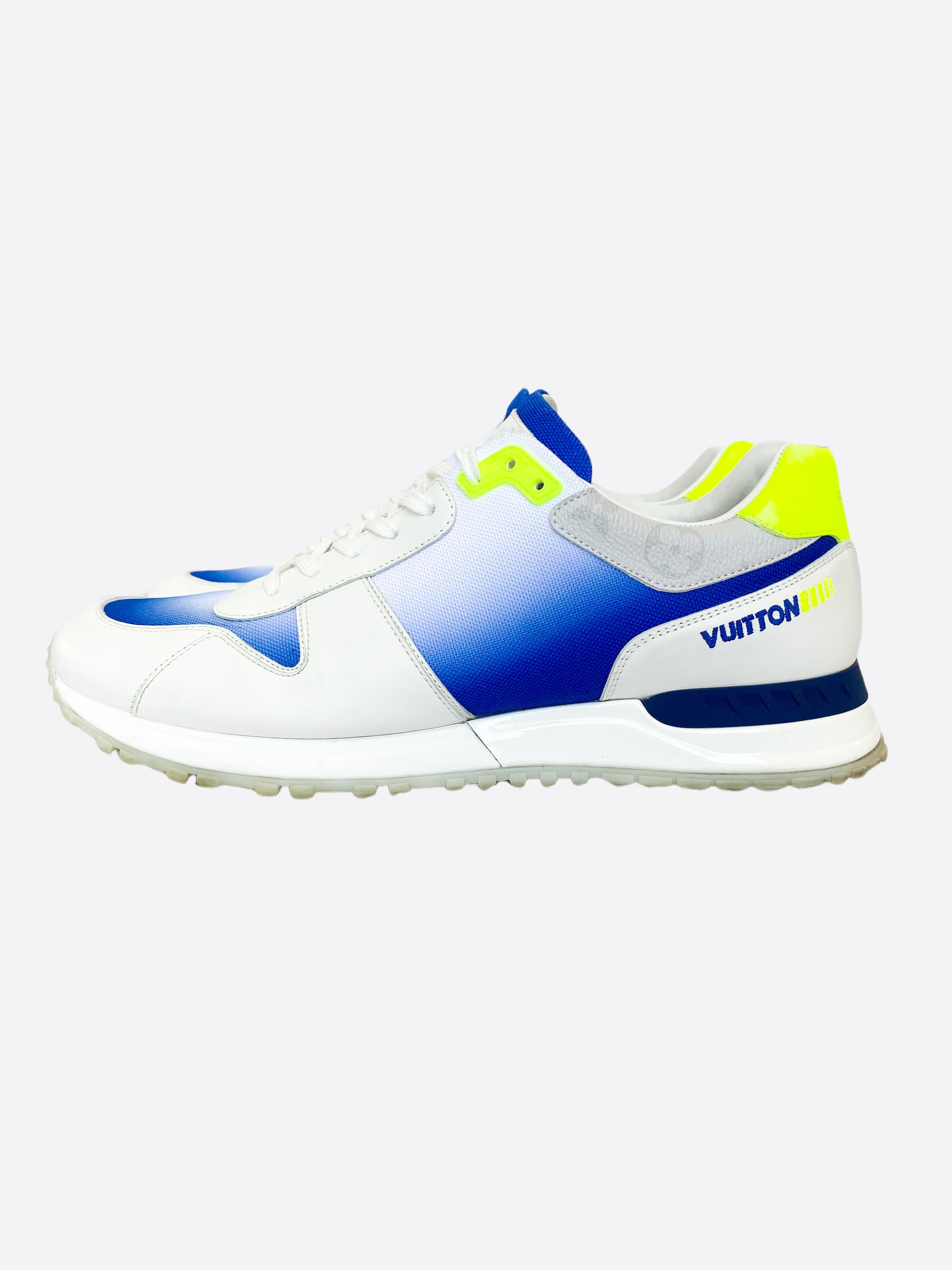 Louis Vuitton Blue High Top Sneakers - HypedEffect