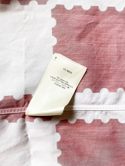 Louis Vuitton Nigo Red & White Checkered Button Up Shirt
