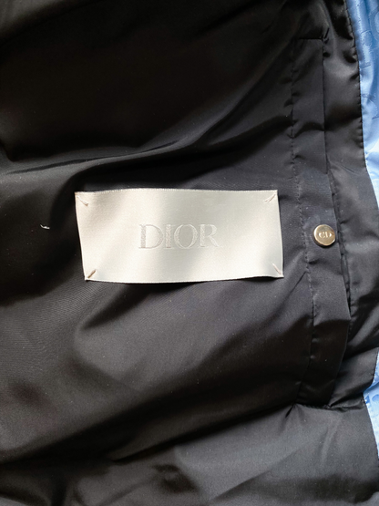 Dior Oblique Light Blue Puffer Jacket