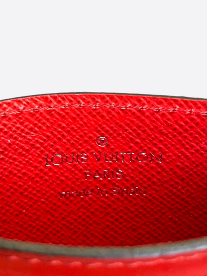Louis Vuitton Supreme Red EPI Cardholder