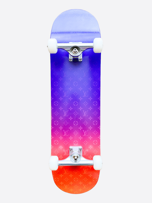 Louis Vuitton Paris Exclusive Gradient Monogram Skateboard