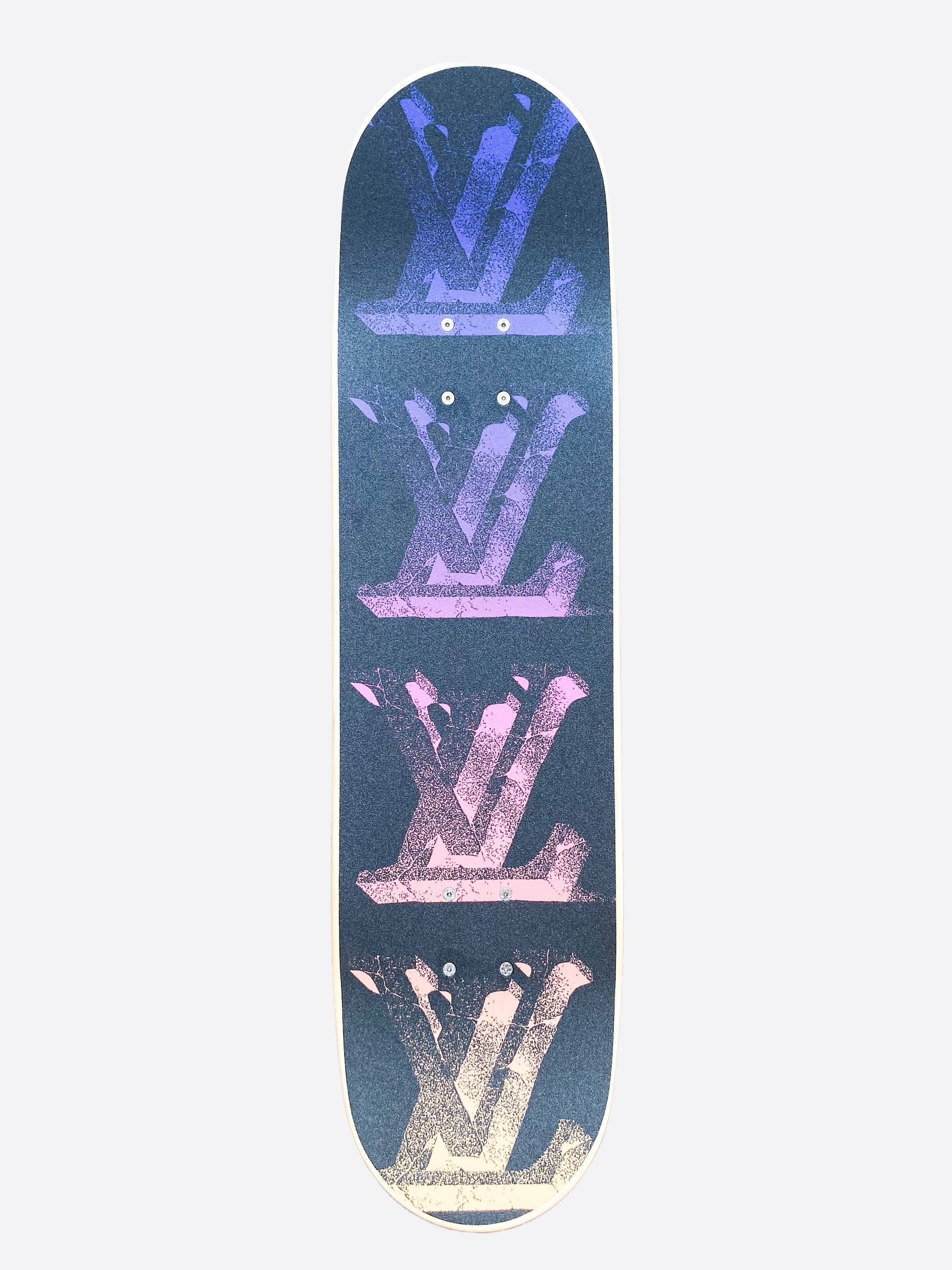 Louis Vuitton Blue Monogram Bandana Tie Dye Skateboard, myGemma