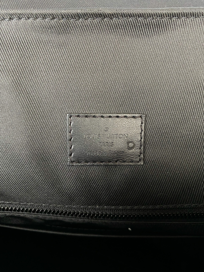 Louis Vuitton Black Shadow Monogram Christopher Backpack