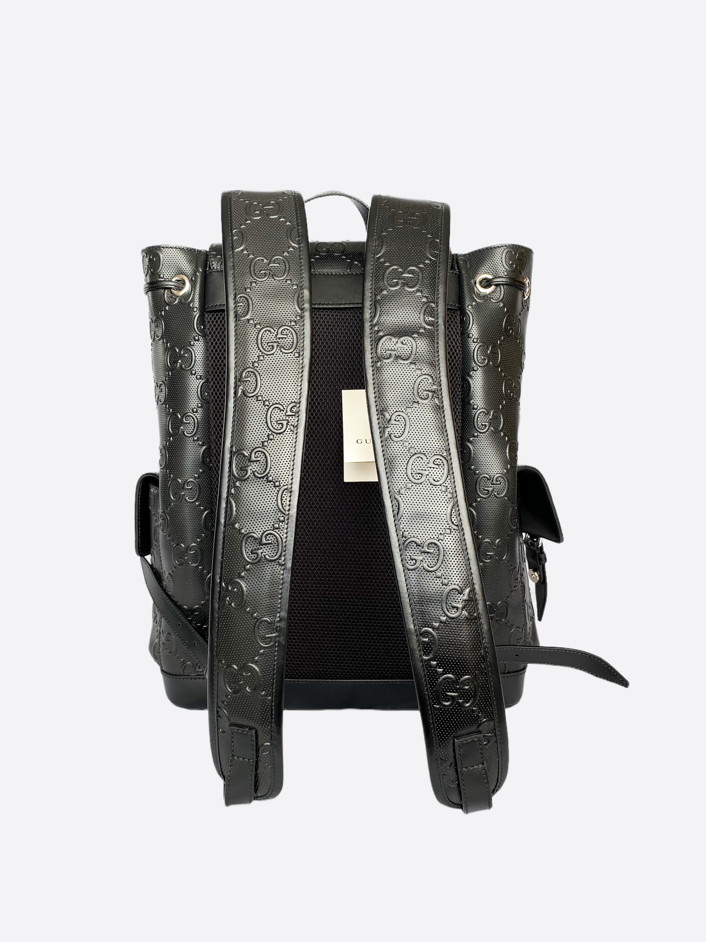 Gucci GG Embossed Leather Backpack