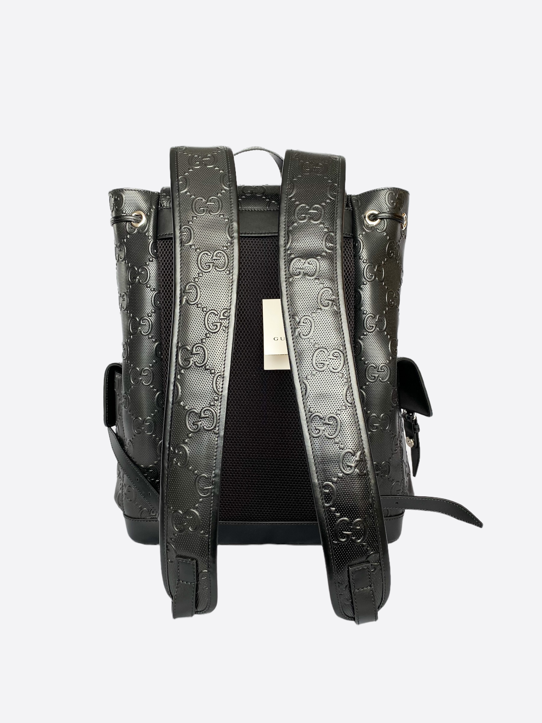 Gucci Gg Embossed Leather Backpack - ShopStyle