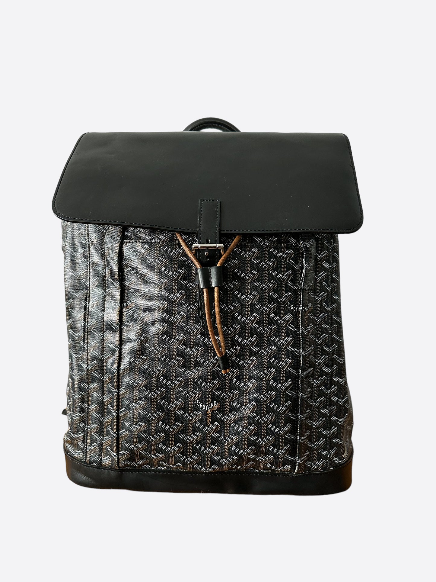 Goyard Alpin Backpack Goyardine Black for Men