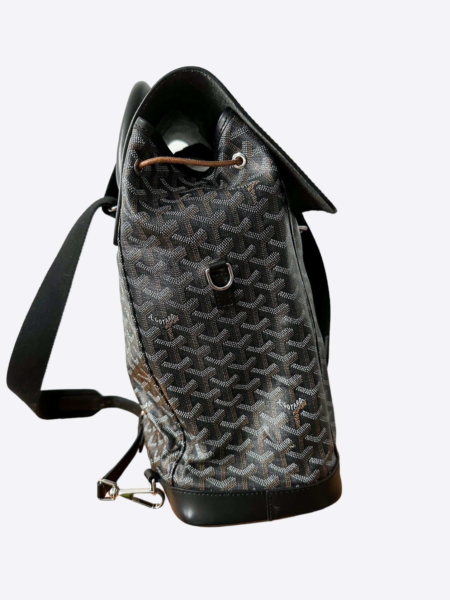 Sold at Auction: Goyard Alpin Backpack Coated Canvas MM Black