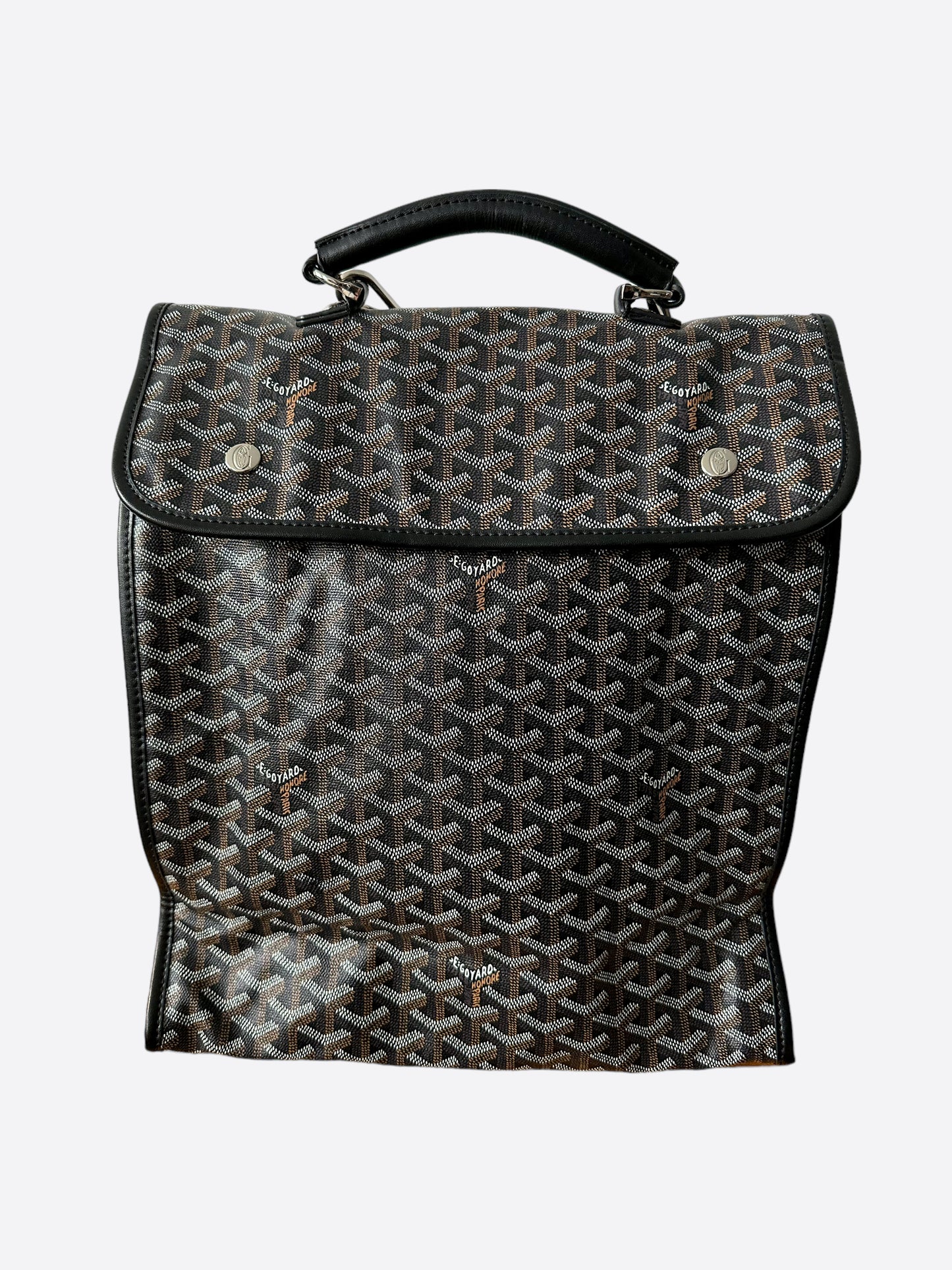 Goyard Saint Leger Backpack black classic, 名牌, 手袋及銀包- Carousell