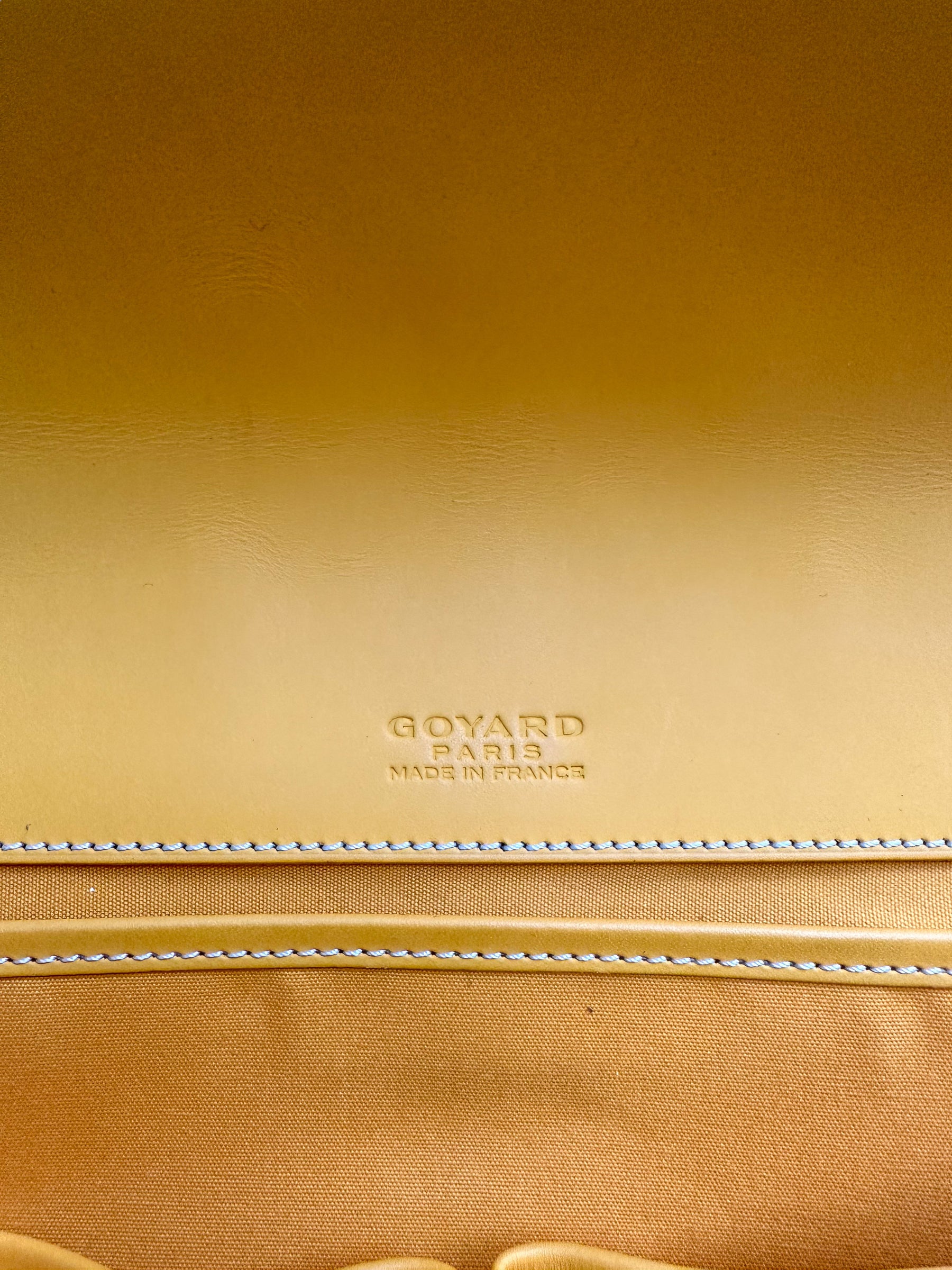 GOYARD Goyardine Belvedere PM Messenger Bag Yellow 376980
