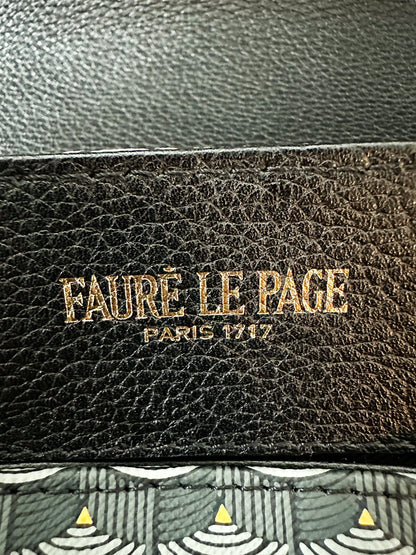 Faure Le Page Blue Monogram Messenger Bag