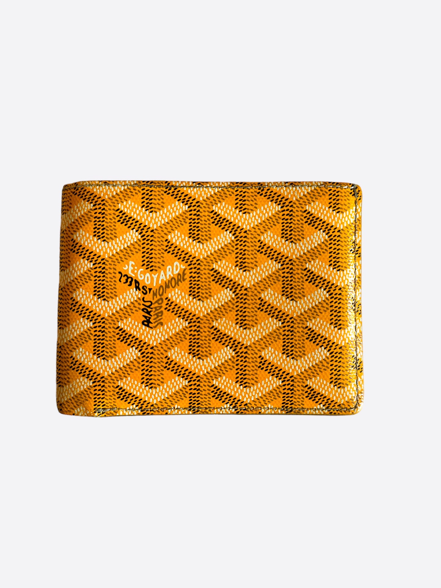 Goyard Pre-owned Women's Leather Wallet - Yellow - One Size