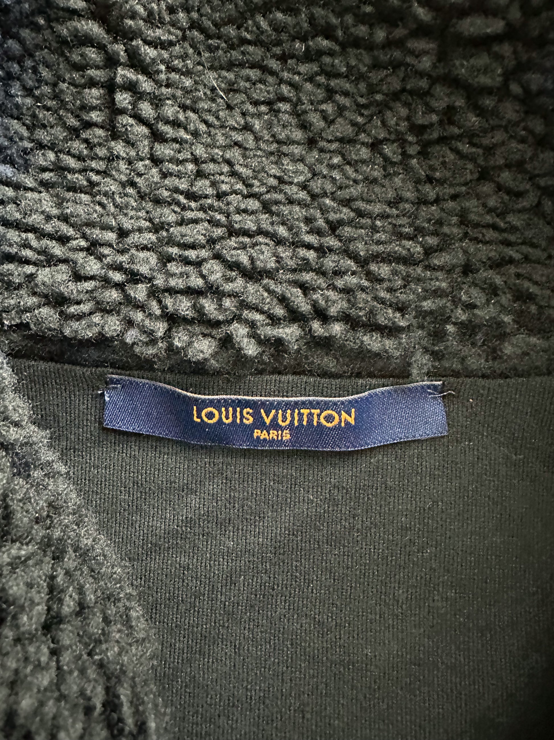 Louis Vuitton Nigo Black & Blue Checkered Fleece