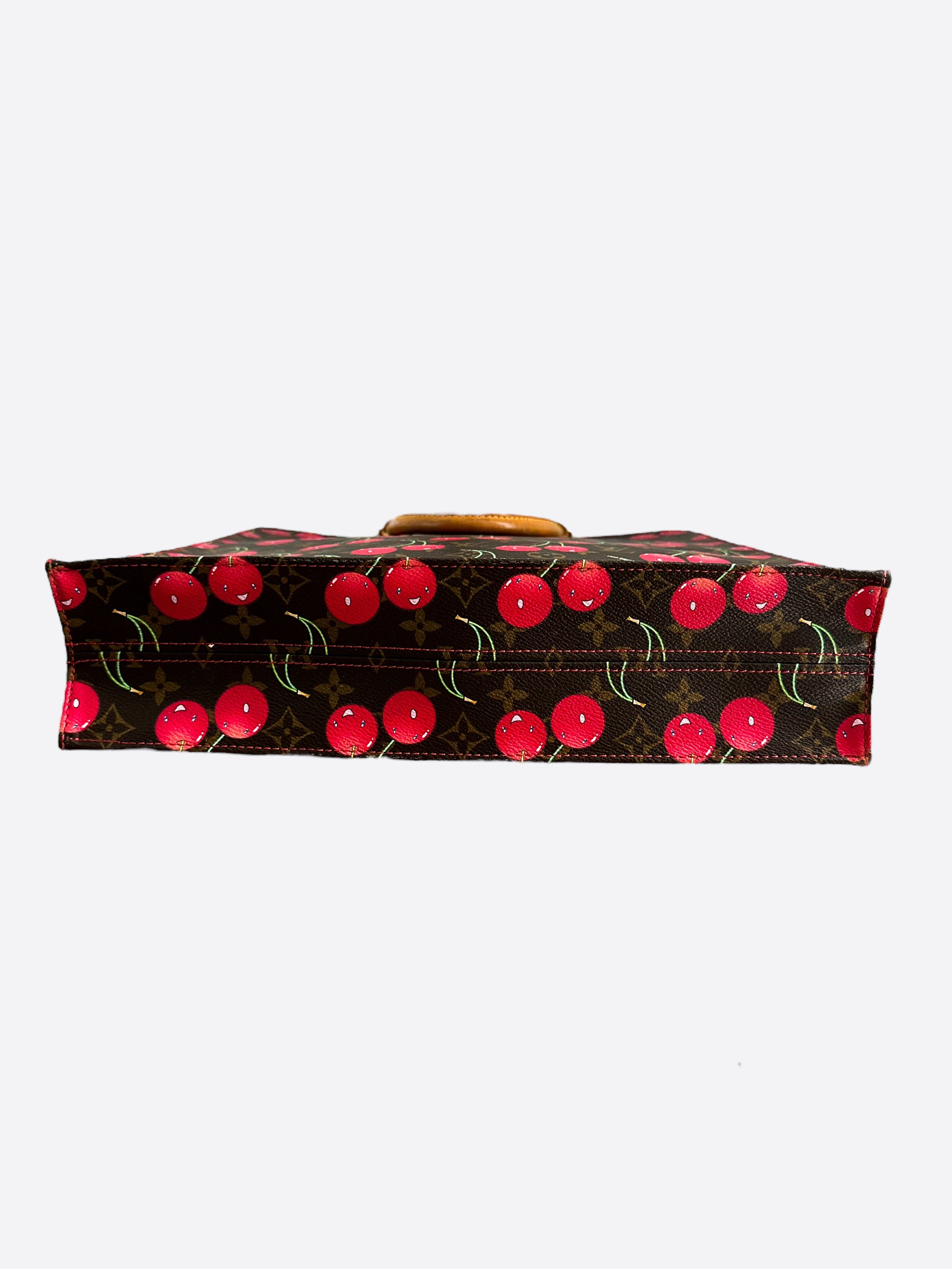 Louis Vuitton Murakami Sac Plat Cherry Bag at 1stDibs  lv cherry bag,  louis vuitton cherry bag red handles, cherry lv bag