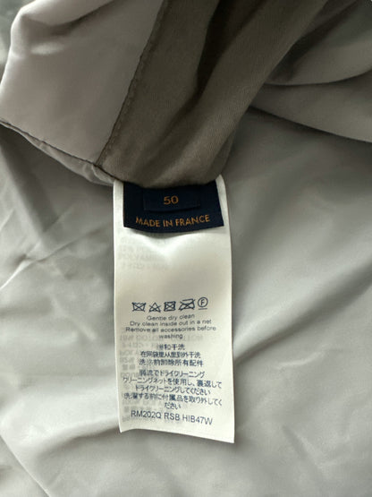 Louis Vuitton Silver Flower Monogram Puffer Jacket