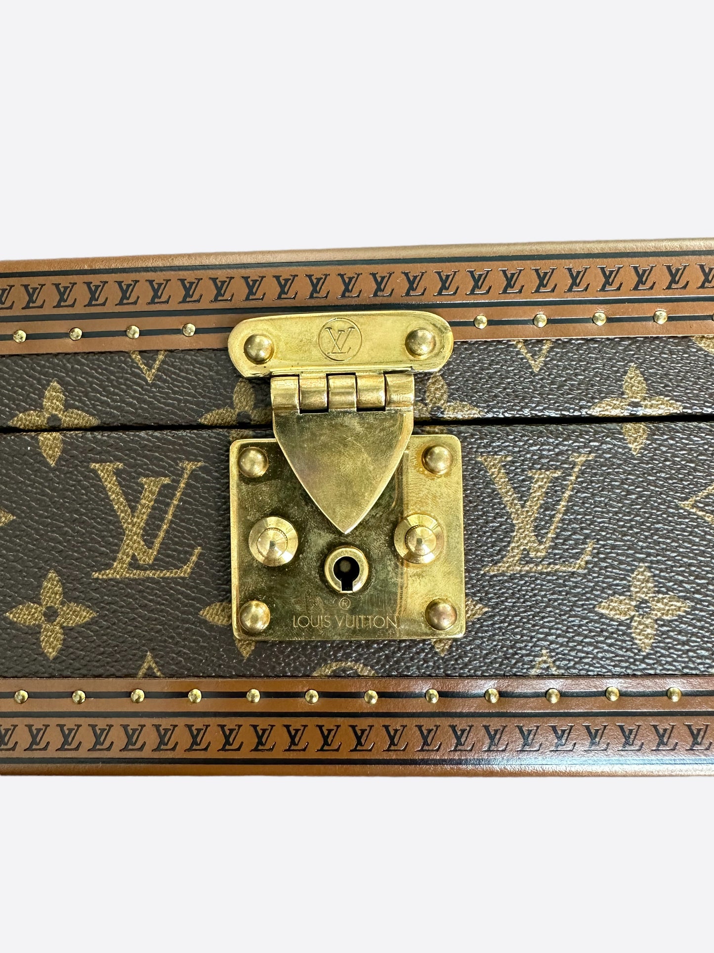 Louis Vuitton Brown Monogram 8 Watch Case