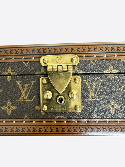 Louis Vuitton Brown Monogram 8 Watch Case