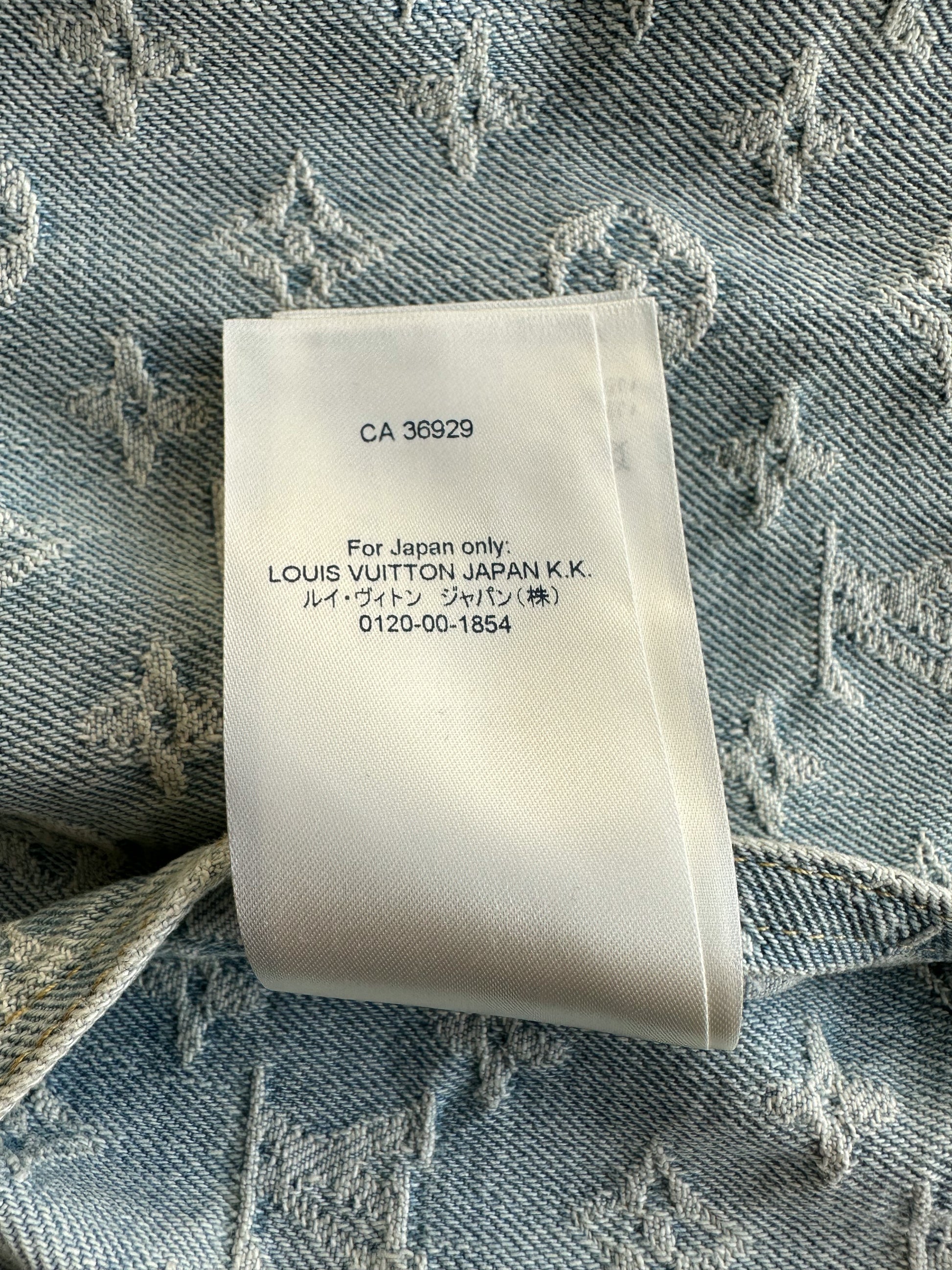 Louis Vuitton Nigo Giant Waves Monogram Denim Jacket – Savonches