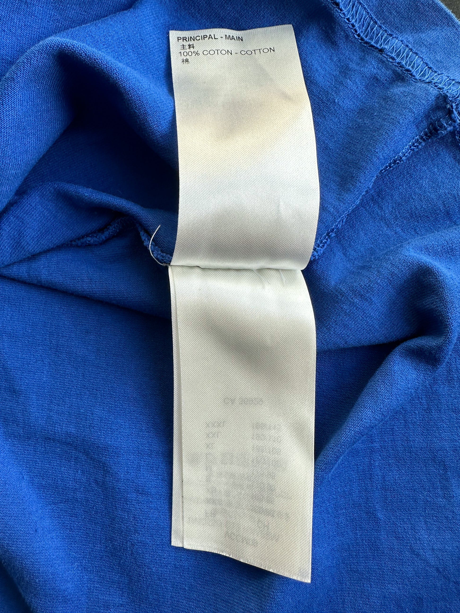 Blue t-shirt Louis Vuitton Blue size M International in Other - 7781551