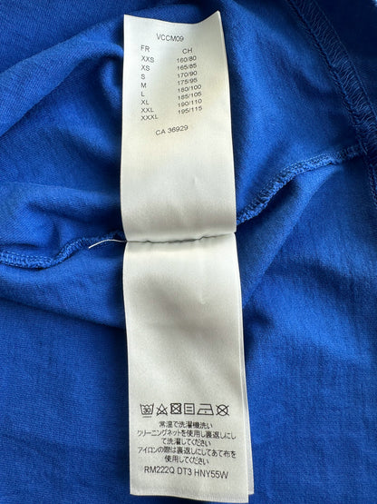 Louis Vuitton Blue Embossed Logo T-Shirt