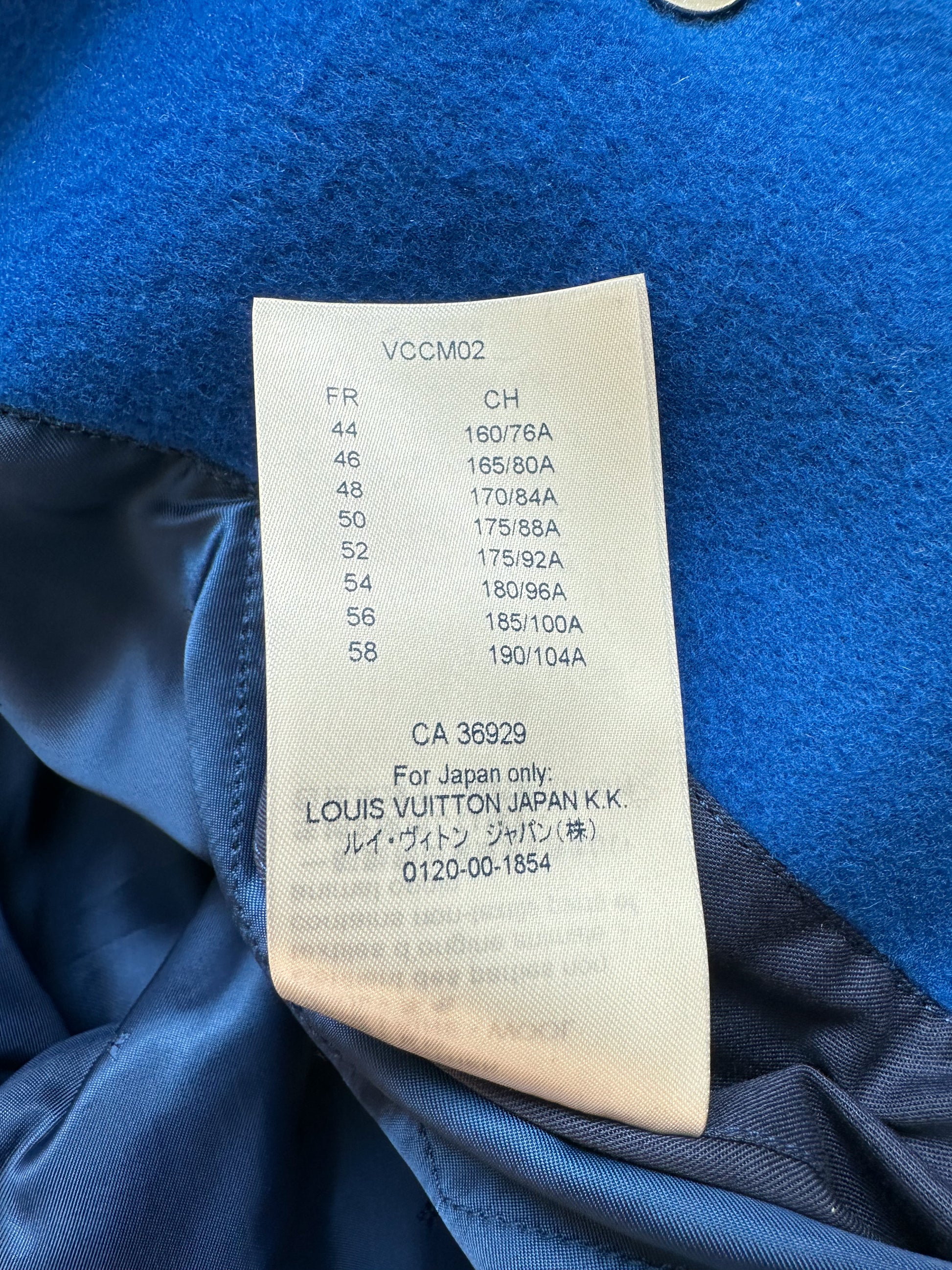Louis Vuitton Multi Patches Blue Varsity Jacket