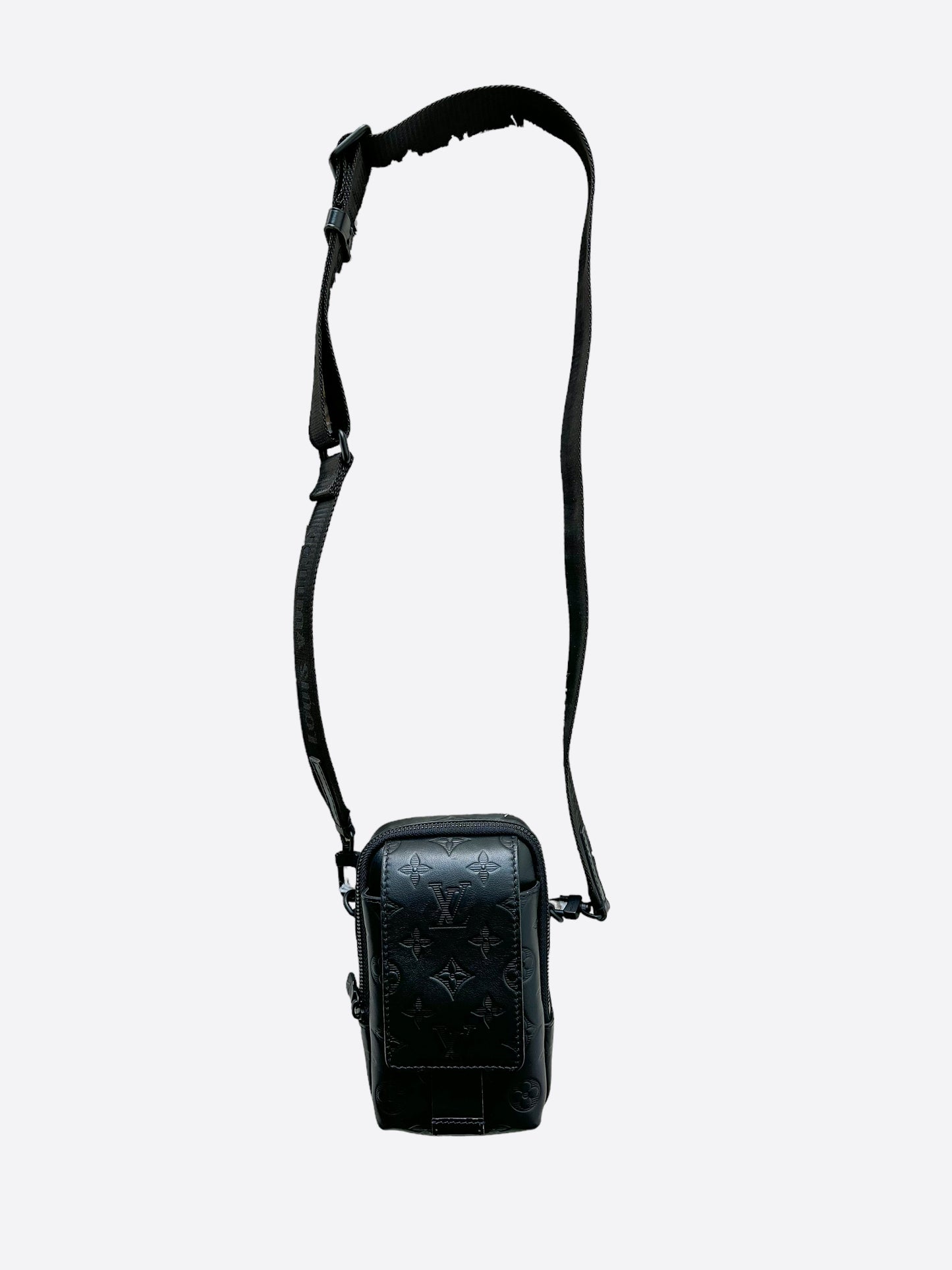 Louis Vuitton Black Monogram Shadow Double Phone Pouch NM, myGemma, SG