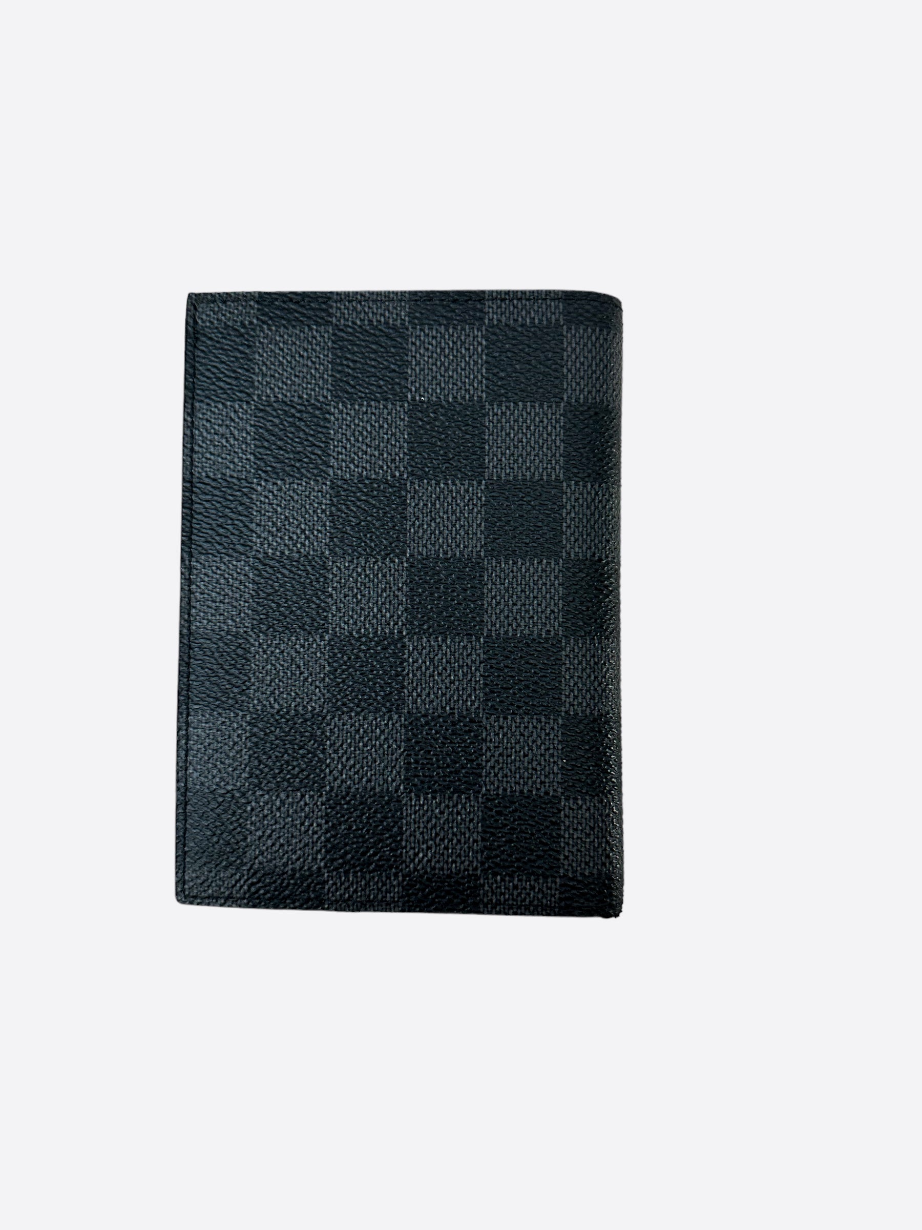 Louis Vuitton Passport Cover Damier Graphite Giant Blue in Coated Canvas  with Palladium-tone - US