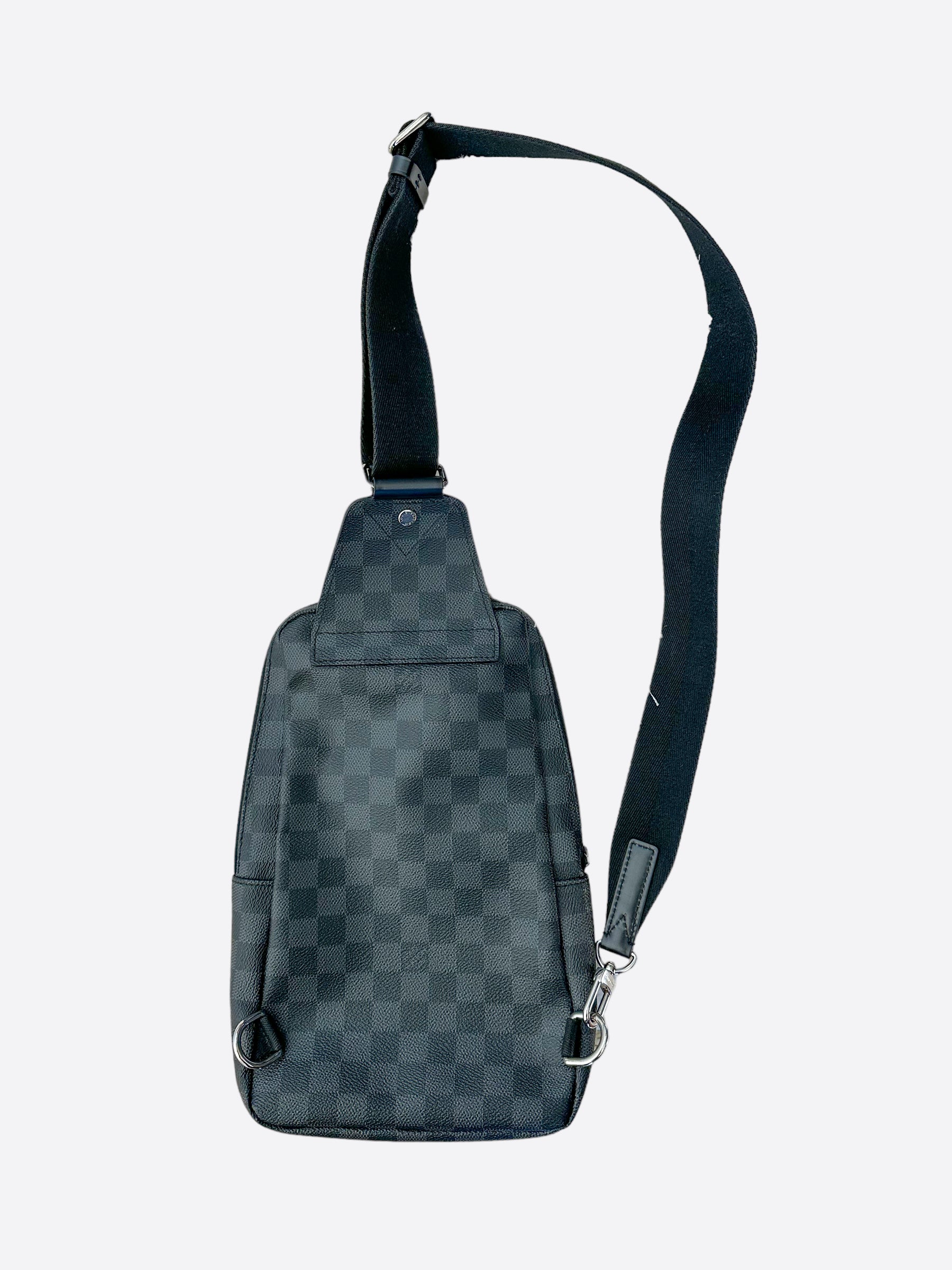 Louis Vuitton Sling Bag Avenue Damier Graphite Giant White in Coated Canvas  with Palladium-tone - US